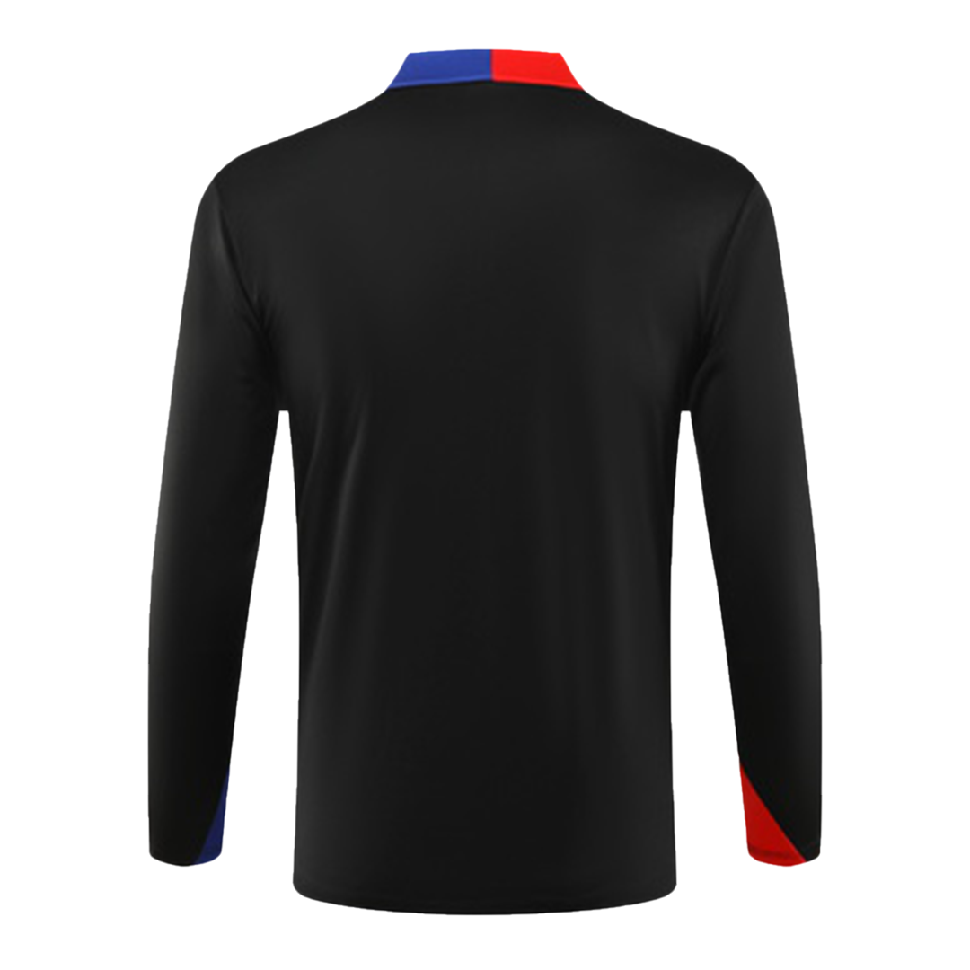 Kit de sudadera con cremallera del Barcelona para niño (camiseta y pantalón) 2024/25