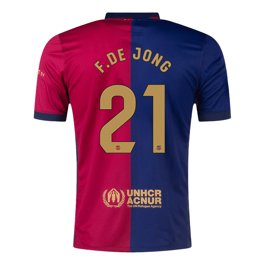 Camiseta de fútbol F.DE JONG #21 Barcelona Primera equipación 2024/25
