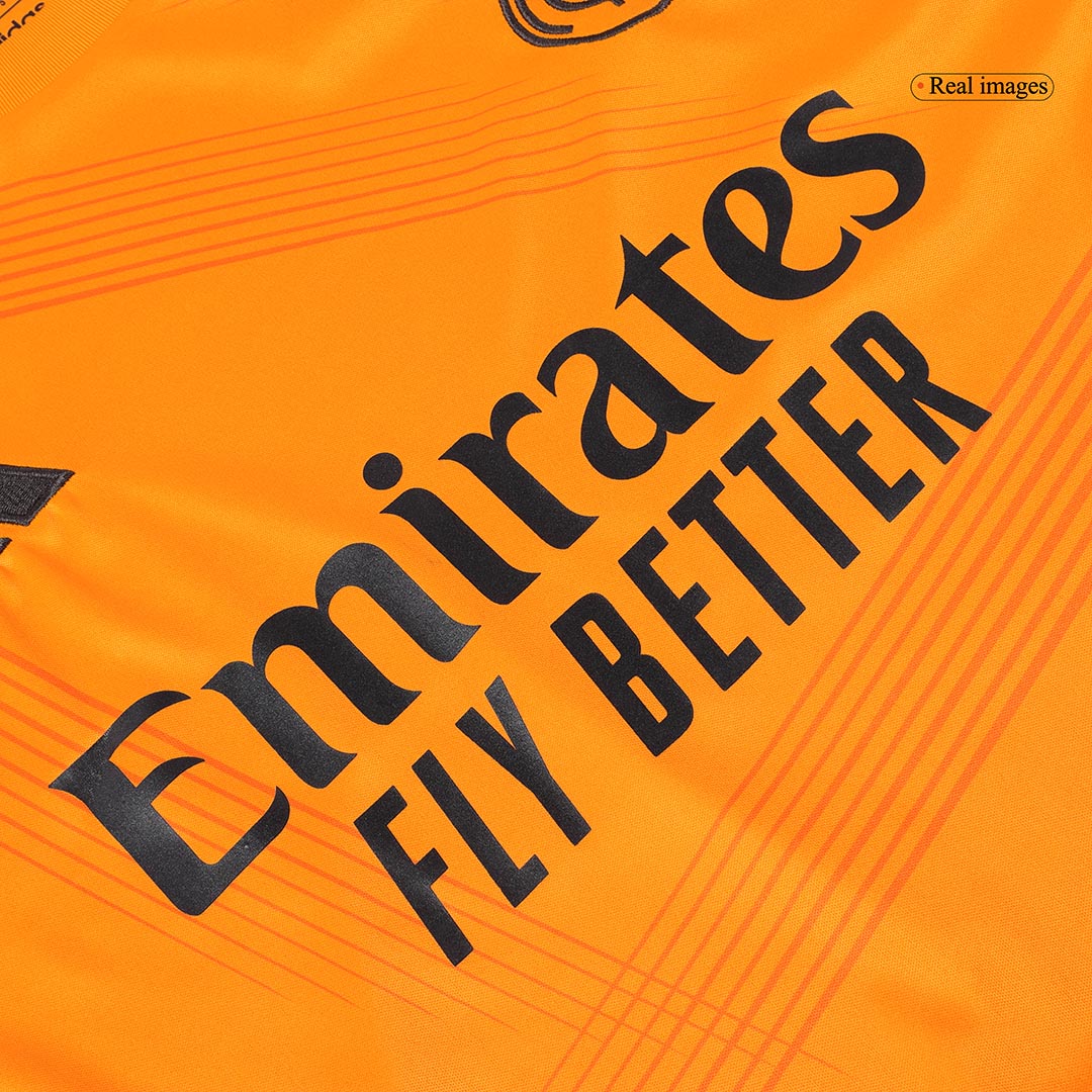 Camiseta de fútbol de manga larga de visitante del Real Madrid (talla grande)
