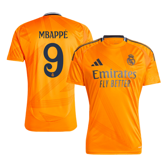 Camiseta de fútbol visitante del Real Madrid MBAPPÉ #9