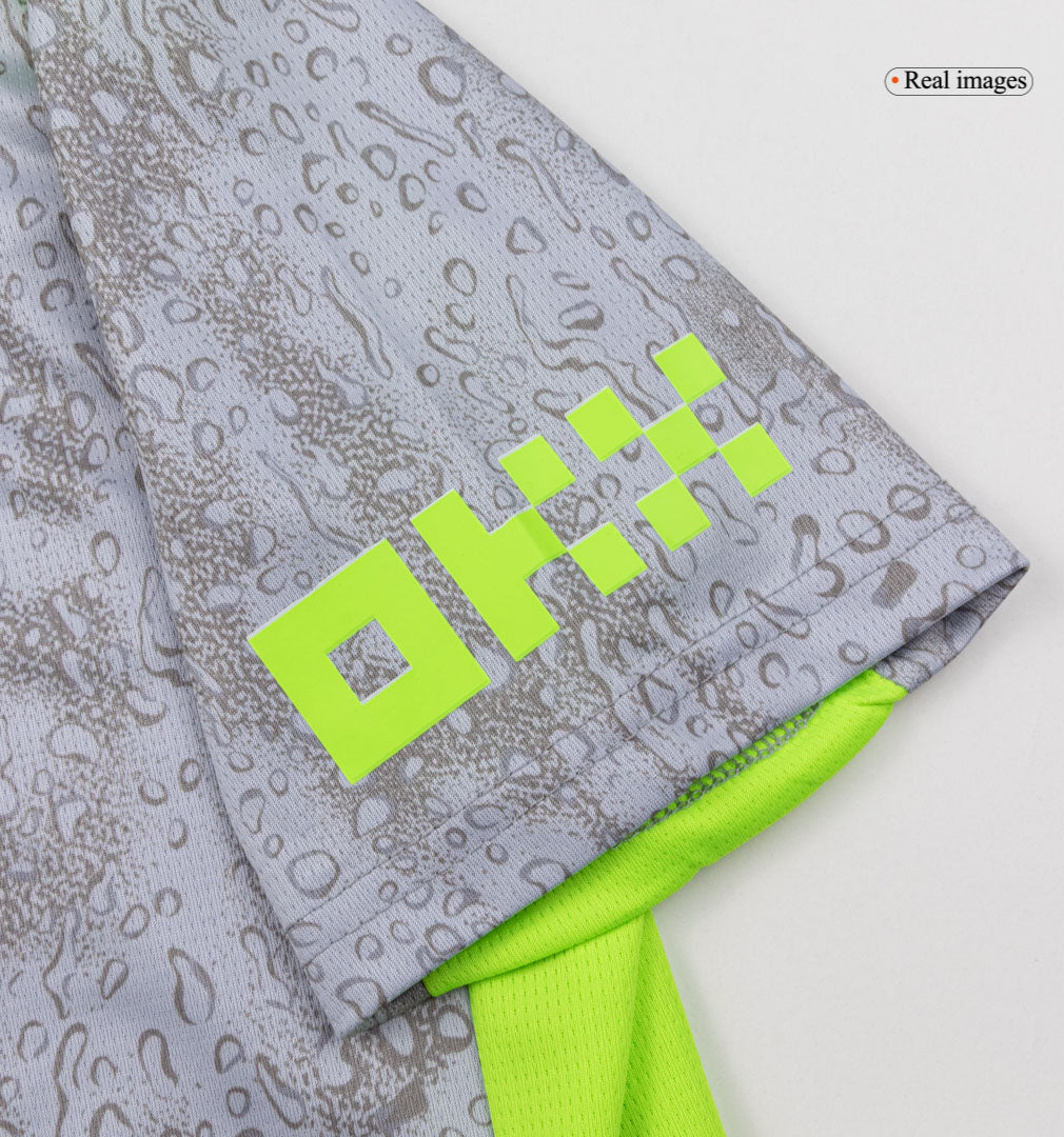 Kit de fútbol visitante del Manchester City para niños (Kit, pantalón corto y medias) 2025/26