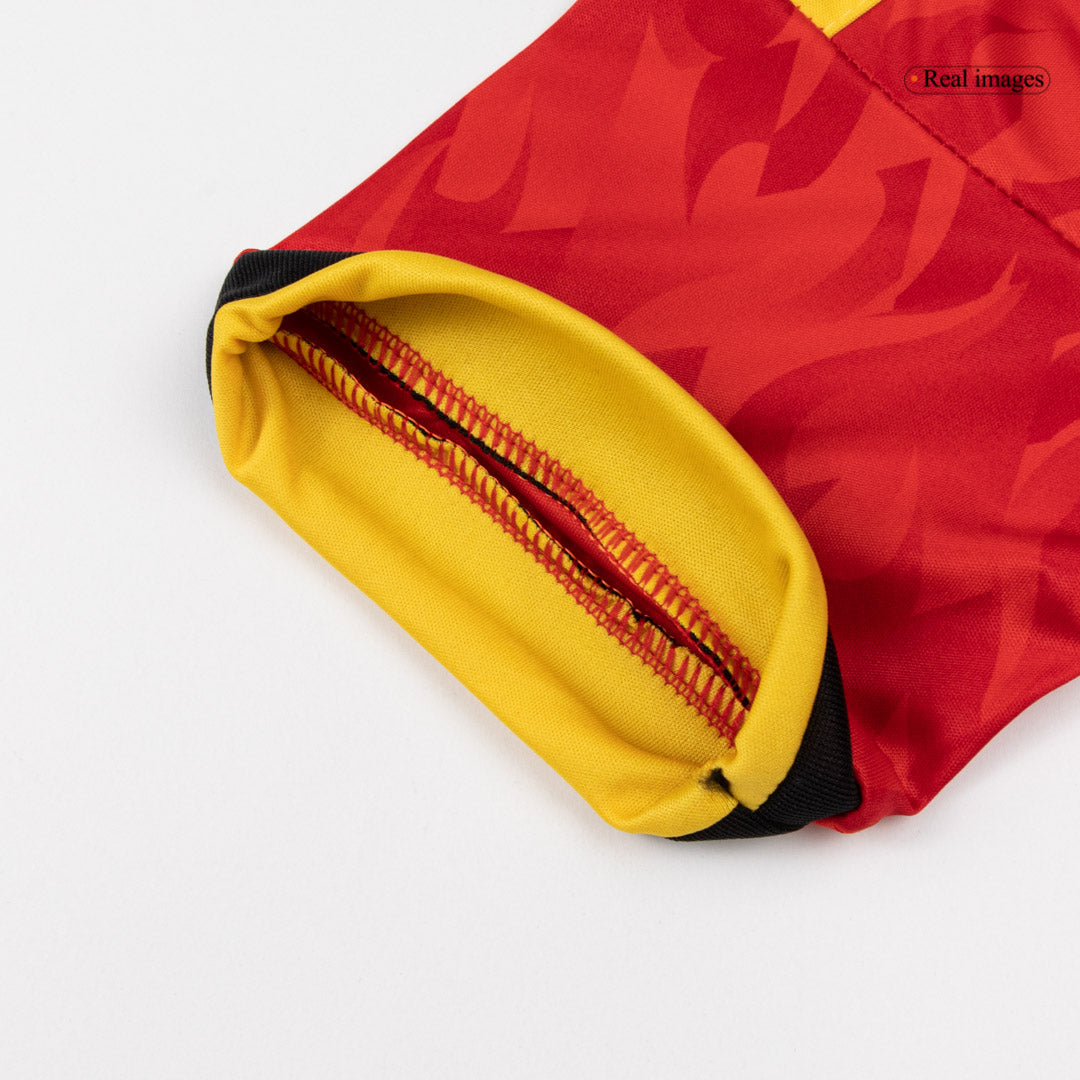 Equipación infantil de la selección belga (camiseta + pantalón corto) para el Mundial 2026