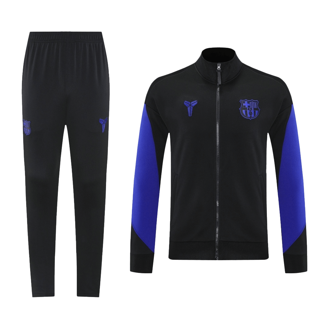 Chaqueta de entrenamiento del Barcelona 25/26 (Chaqueta + Pantalón) Negro y Morado