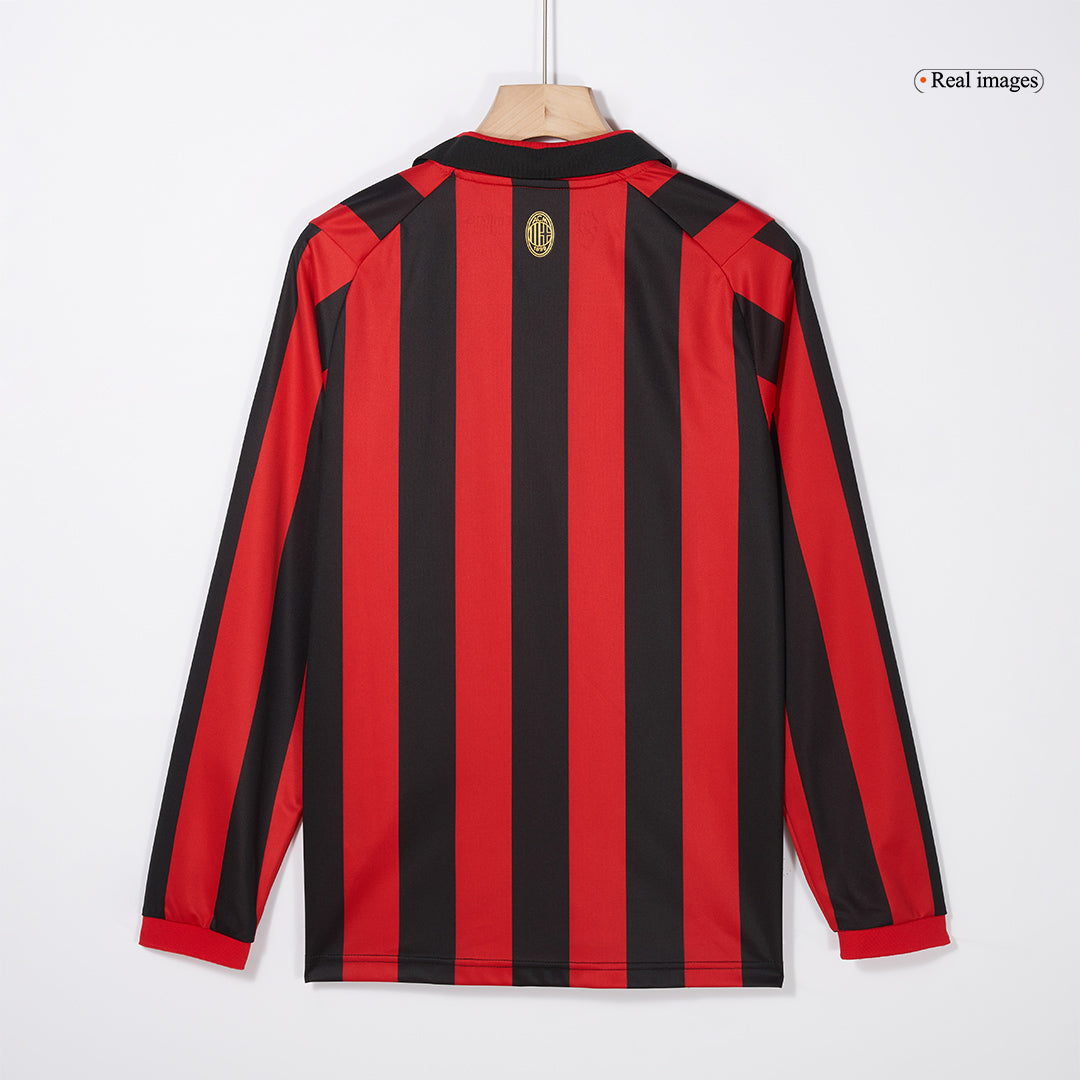 Camiseta de fútbol de manga larga del 125.º aniversario del AC Milan n.° 125 2024/25