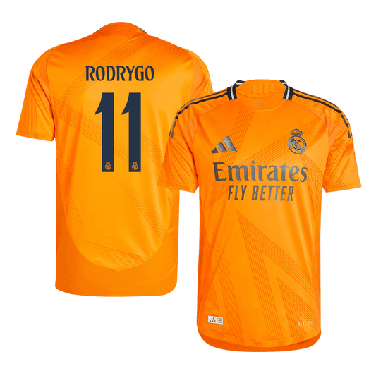Camiseta de fútbol auténtica de visitante del Real Madrid RODRYGO #11