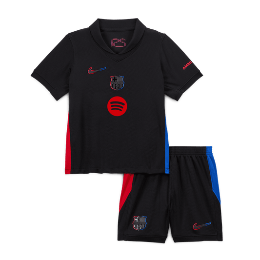 Kits de fútbol personalizados para niños del Barcelona 2024/25 - Logotipo de Spotify sin texto