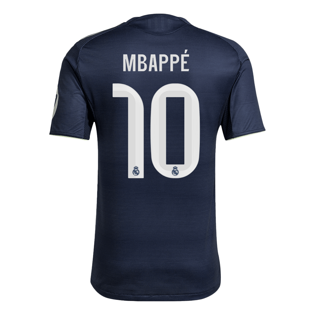 Camiseta de fútbol visitante del Real Madrid MBAPPÉ #10 2025/26 auténtica