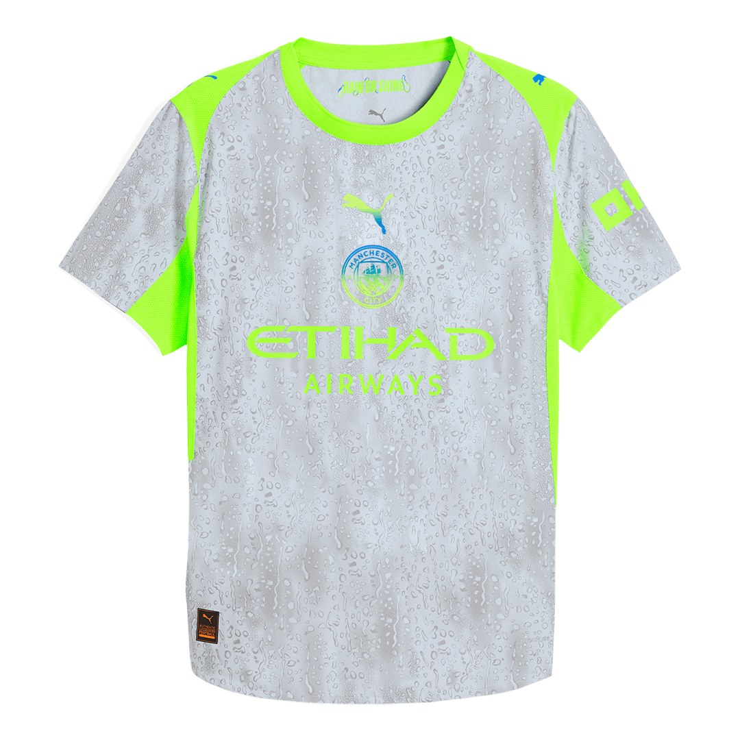 Camiseta de fútbol de visitante del Manchester City 2025/26 (auténtica)