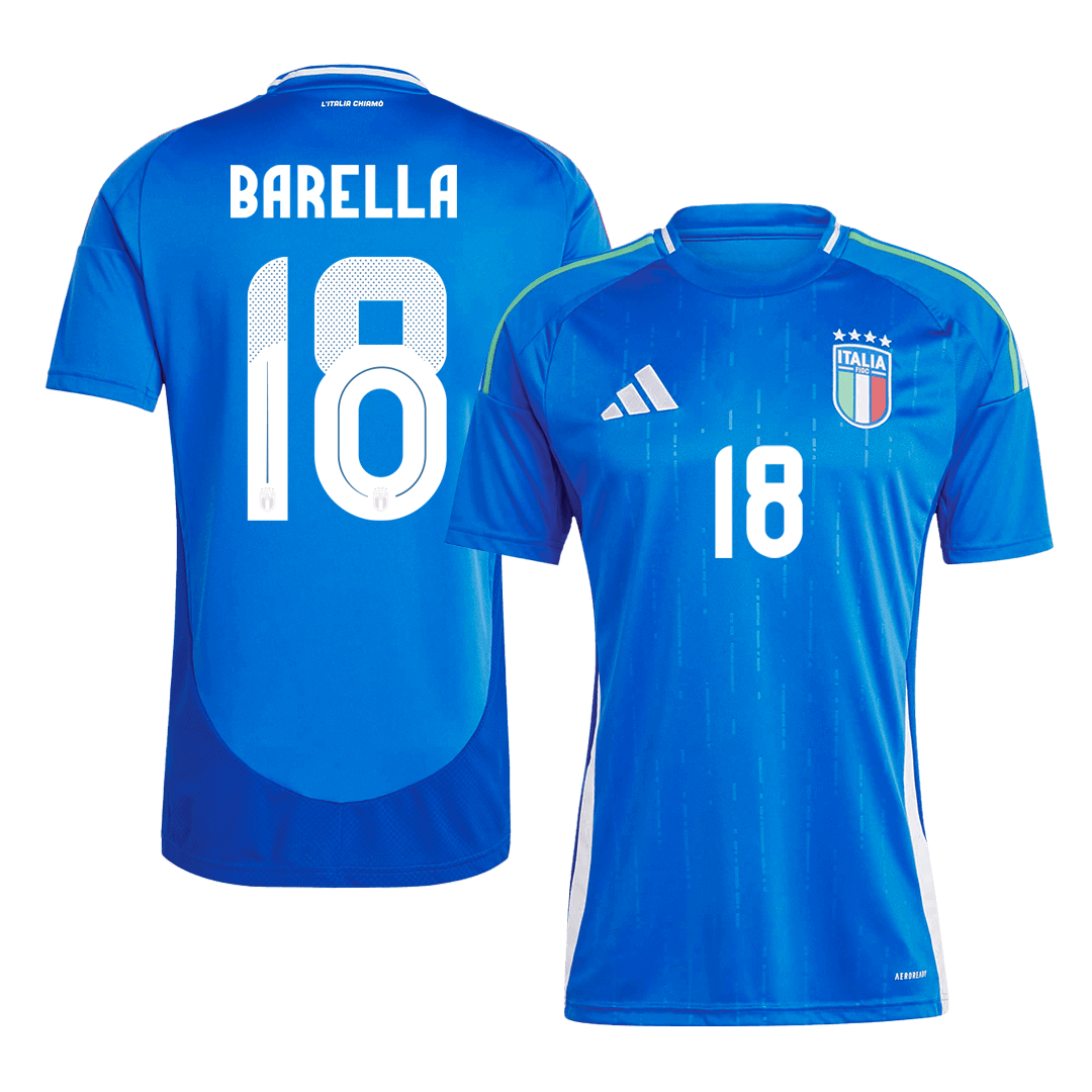 Camiseta BARELLA #18 Italia Local Futbol Eurocopa 2024