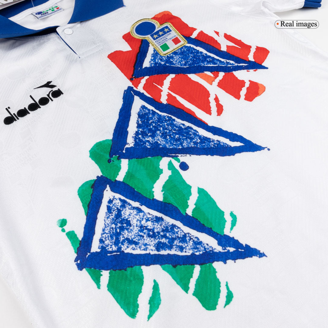 Camiseta retro de fútbol de Italia de 1994 antes del partido