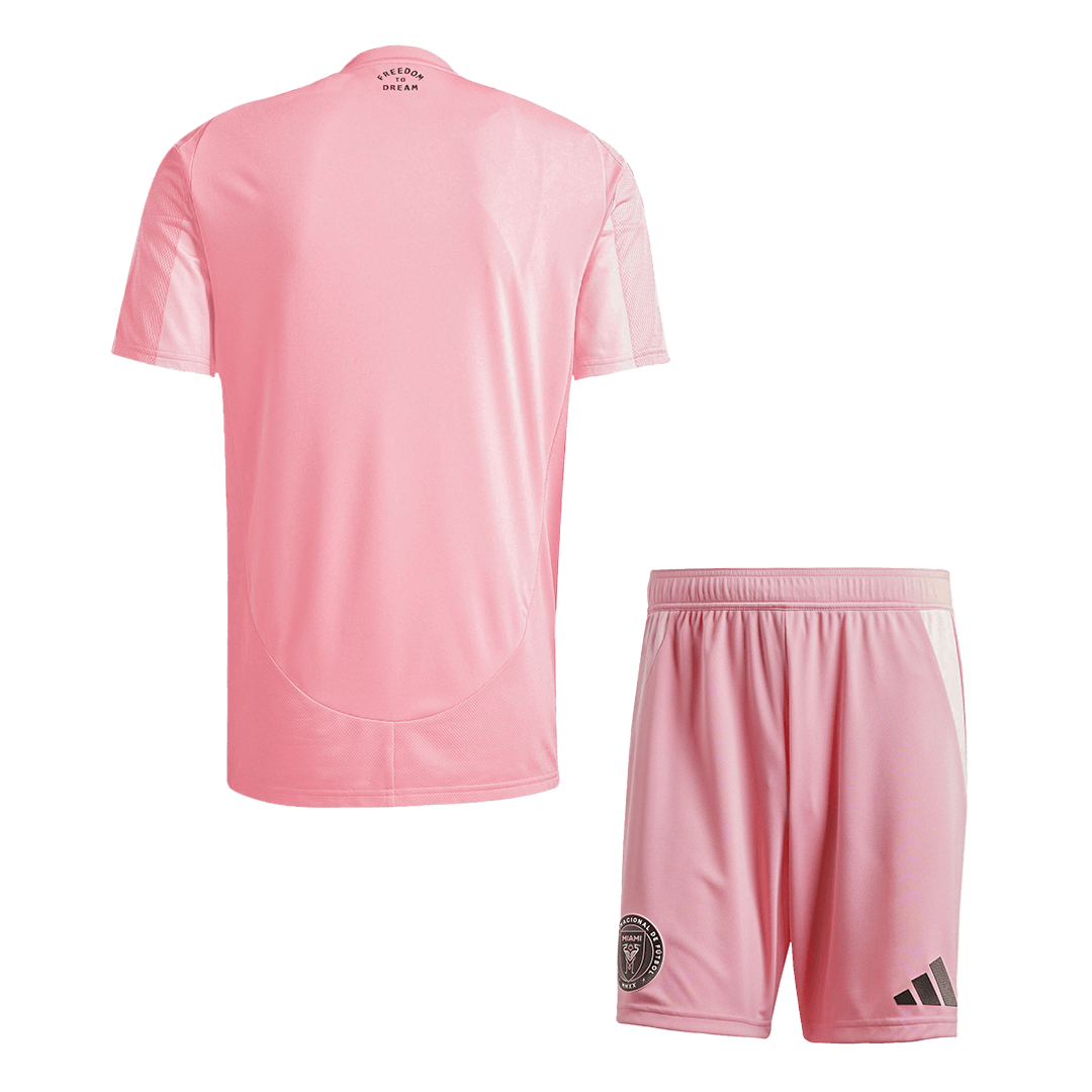 Kit de fútbol local del Inter Miami (camiseta y pantalones cortos) 2025 rosa