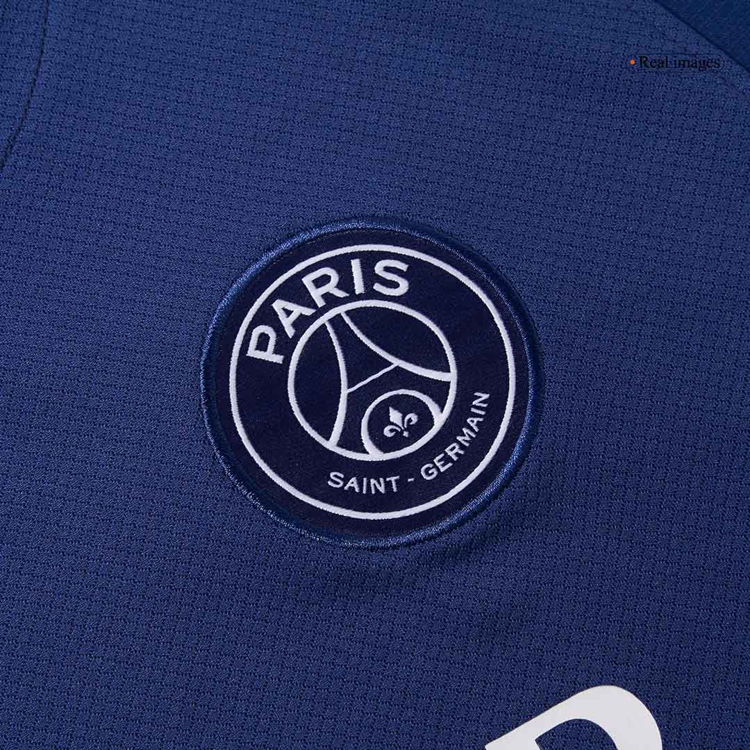 Camiseta de fútbol visitante KVARATSKHELIA #7 del PSG, cuarta equipación, 2024/25, azul marino - UCL
