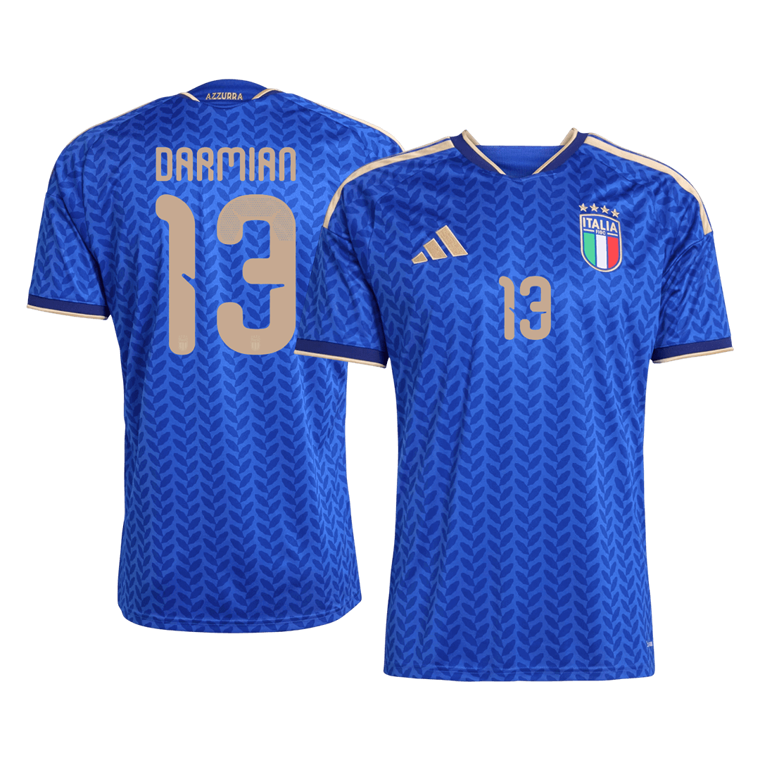 Camiseta de local de Italia para hombre, DARMIAN, número 13, Copa del Mundo 2026