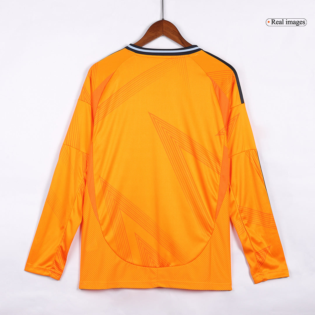 Camiseta de fútbol de manga larga de visitante del Real Madrid