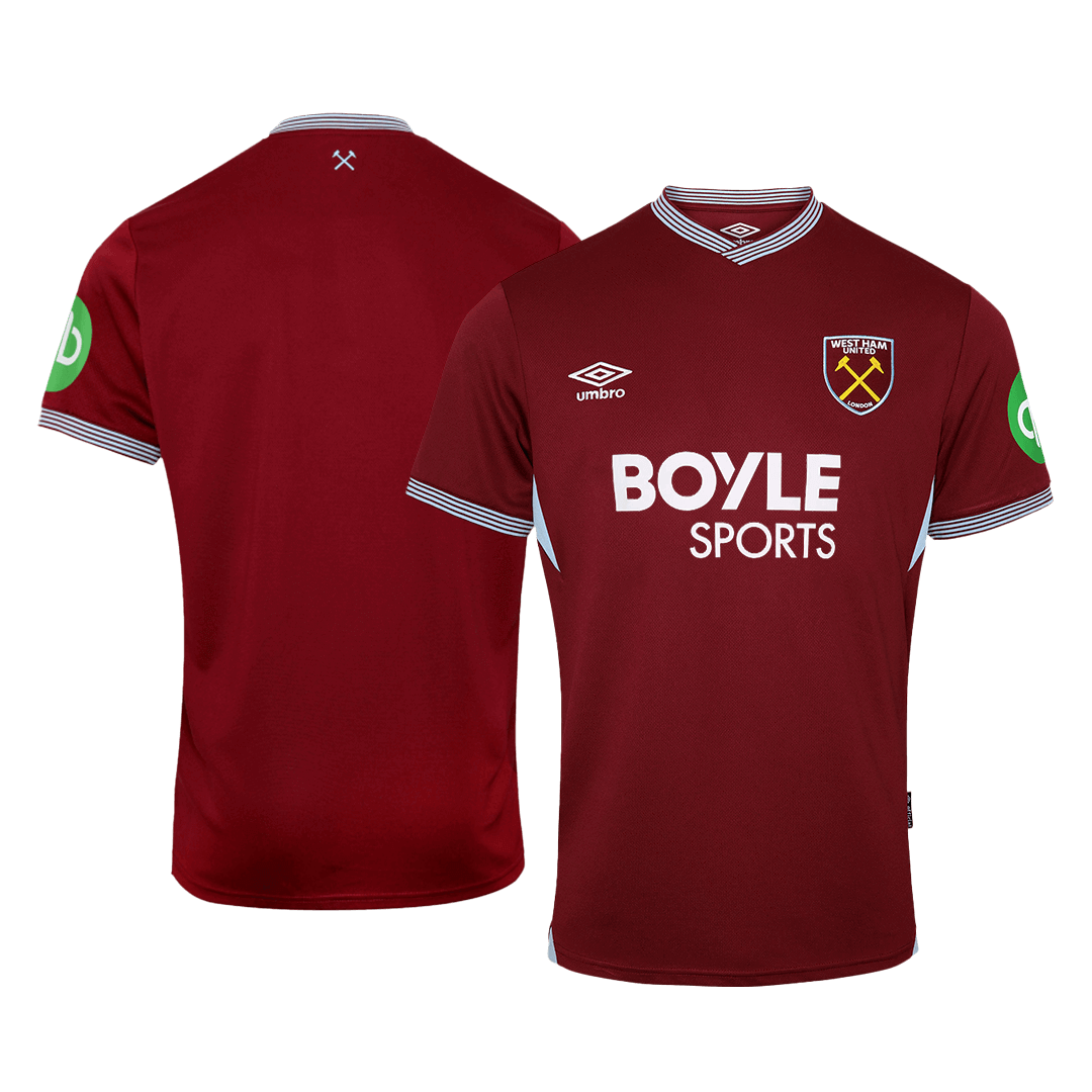 Camiseta de fútbol local del West Ham United 2025/26