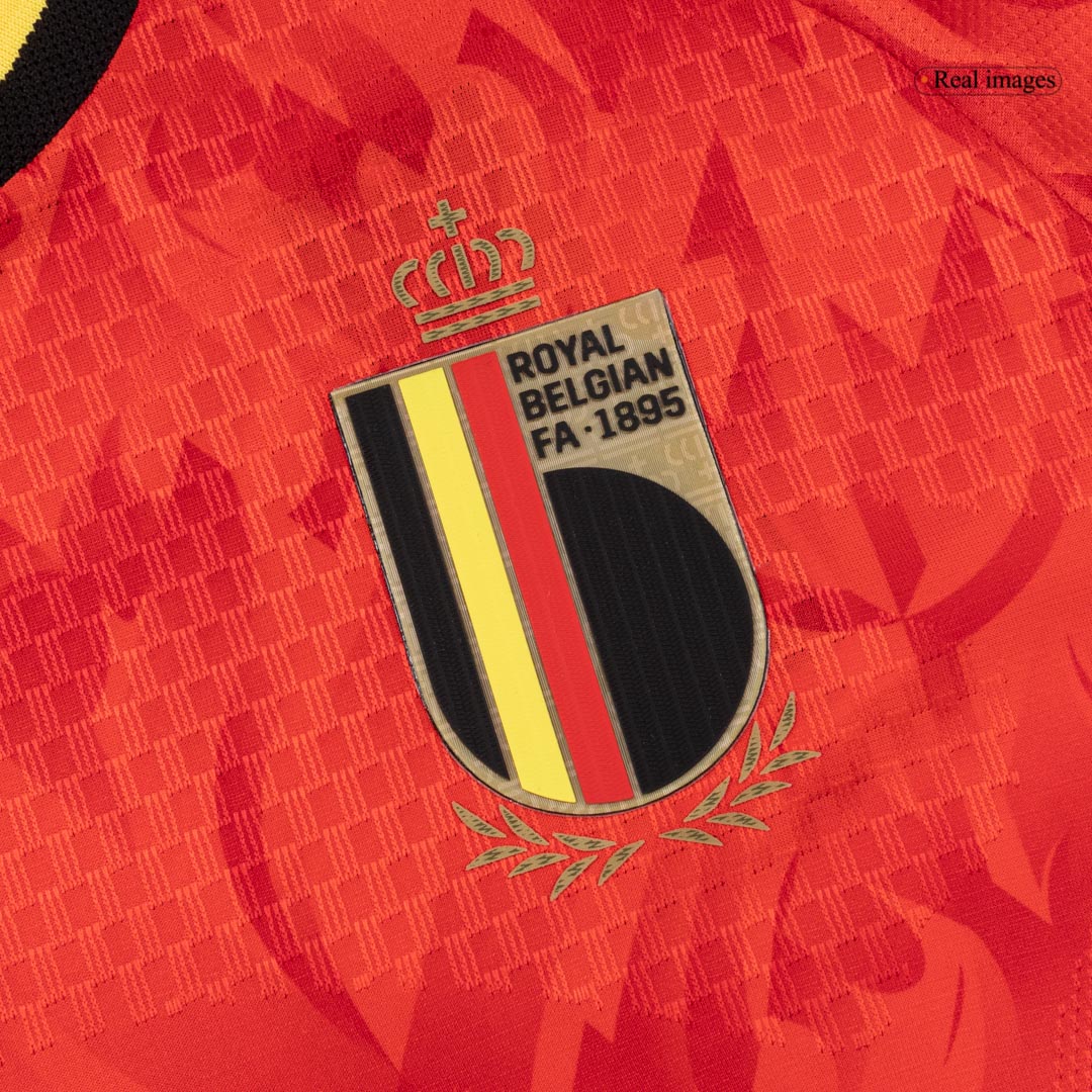 Camiseta de local de Bélgica DE BRUYNE #7 para hombre, Copa Mundial 2026 - Corte ajustado
