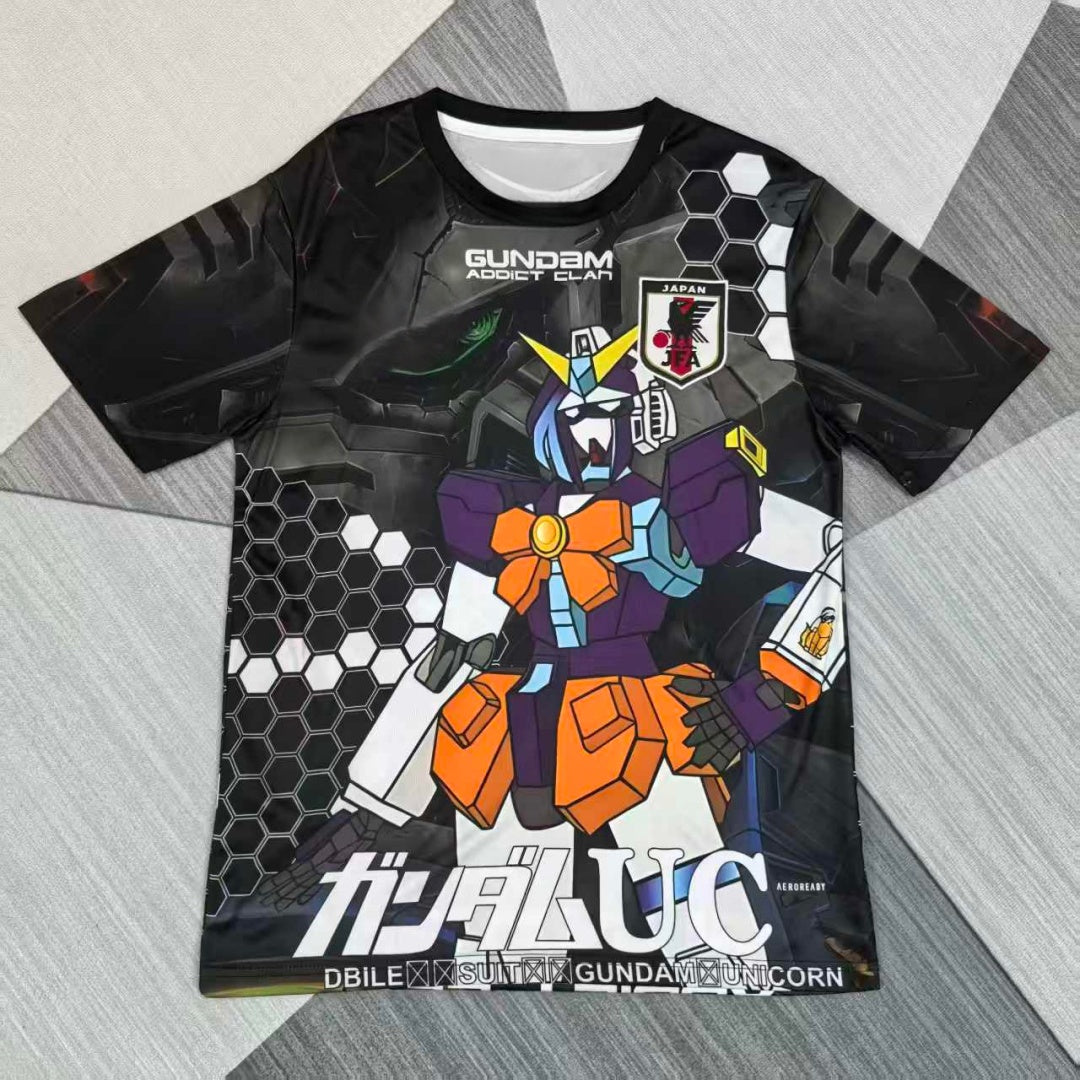 Camiseta negra especial de anime japonés 25/26