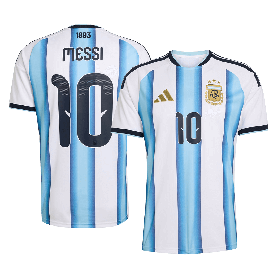 Camiseta de local de Argentina para hombre MESSI #10 Mundial 2026 [PREMIUM]