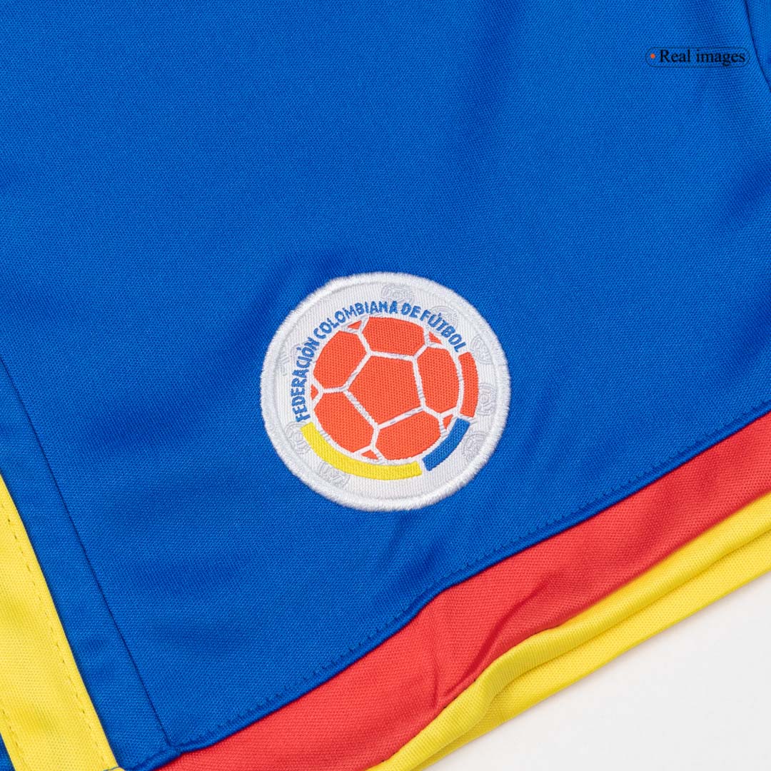 Equipación infantil de la selección colombiana (camiseta + pantalón corto) para el Mundial 2026