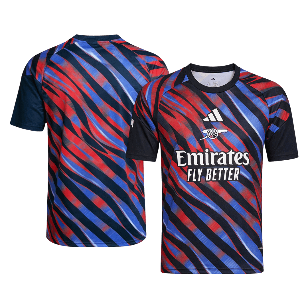 Camiseta de fútbol prepartido del Arsenal 2025/26