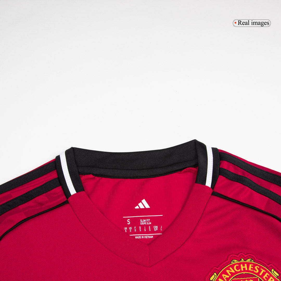 Camiseta de fútbol local del Manchester United 2025/26, número 7