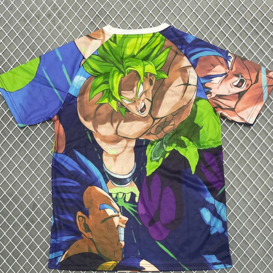 Camiseta verde especial de anime japonés 25/26