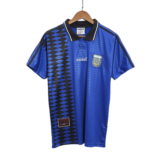 Camiseta retro de fútbol de visitante de Argentina 1994