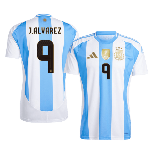Camiseta de fútbol local de Argentina J.ALVAREZ #9 2024