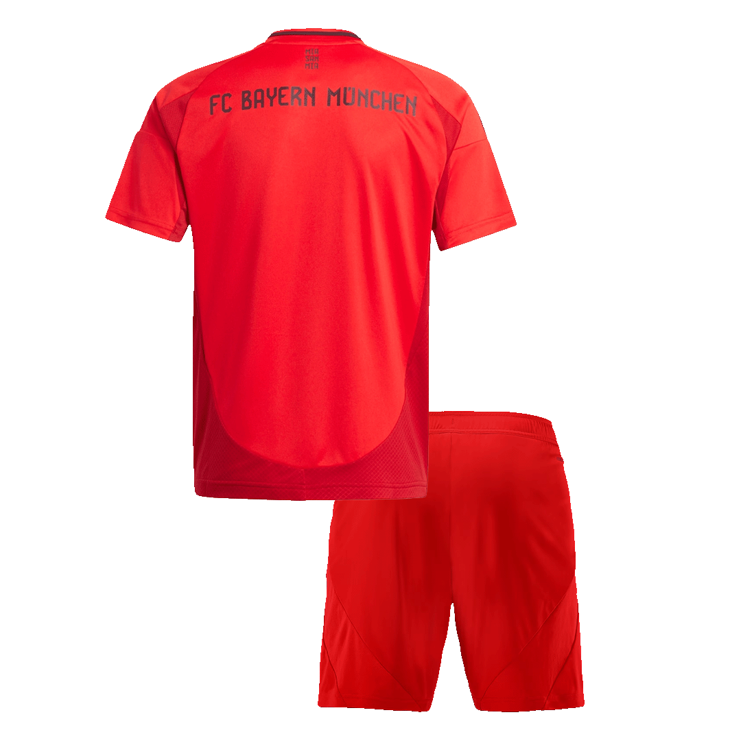 Kit de fútbol local del Bayern Múnich para niño (camiseta y pantalones cortos), color rojo