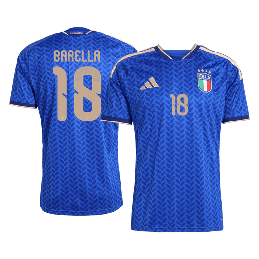 Camiseta de local de Italia BARELLA #18 para el Mundial 2026 (hombre)