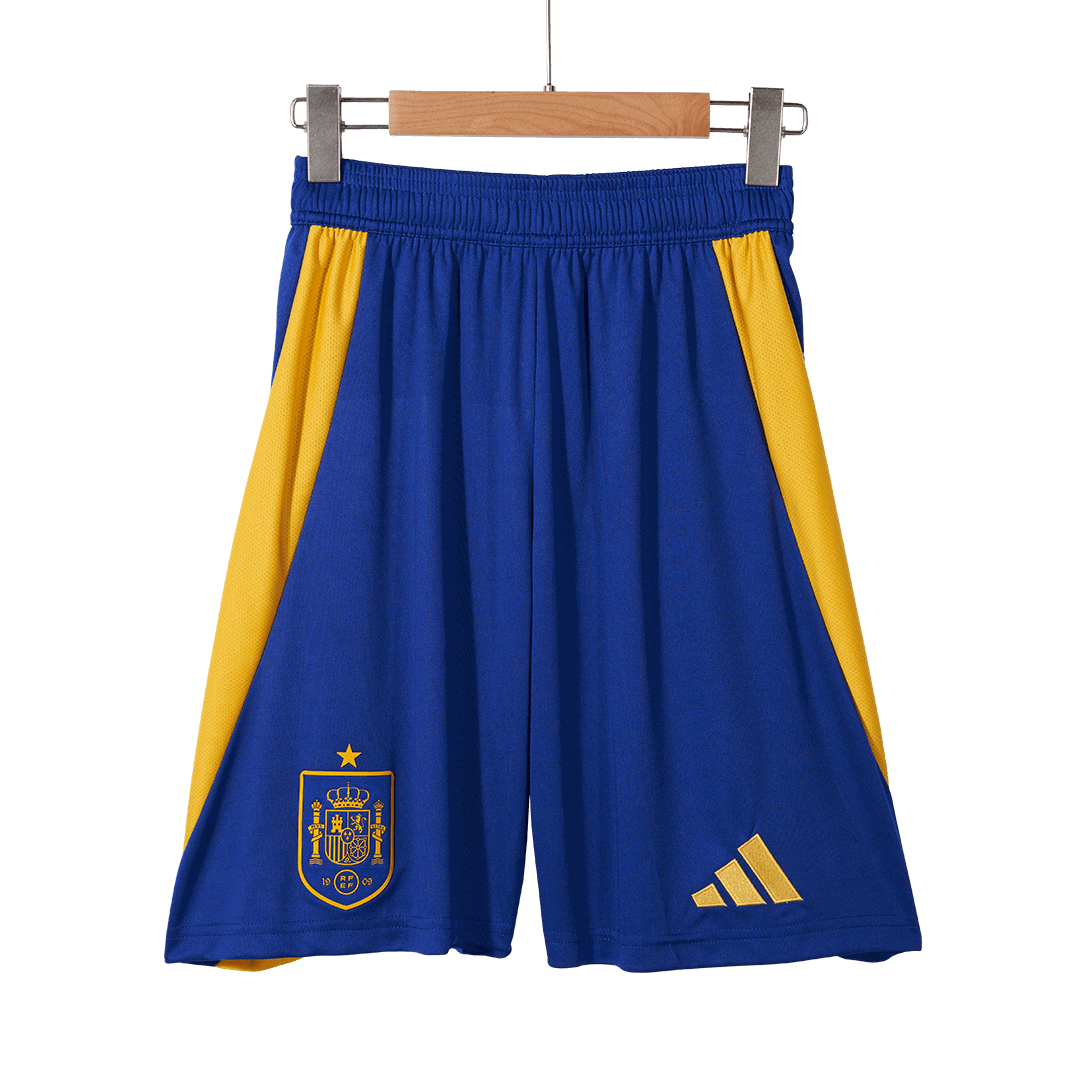 Pantalón cortos de fútbol de la selección española de fútbol de la Eurocopa 2024