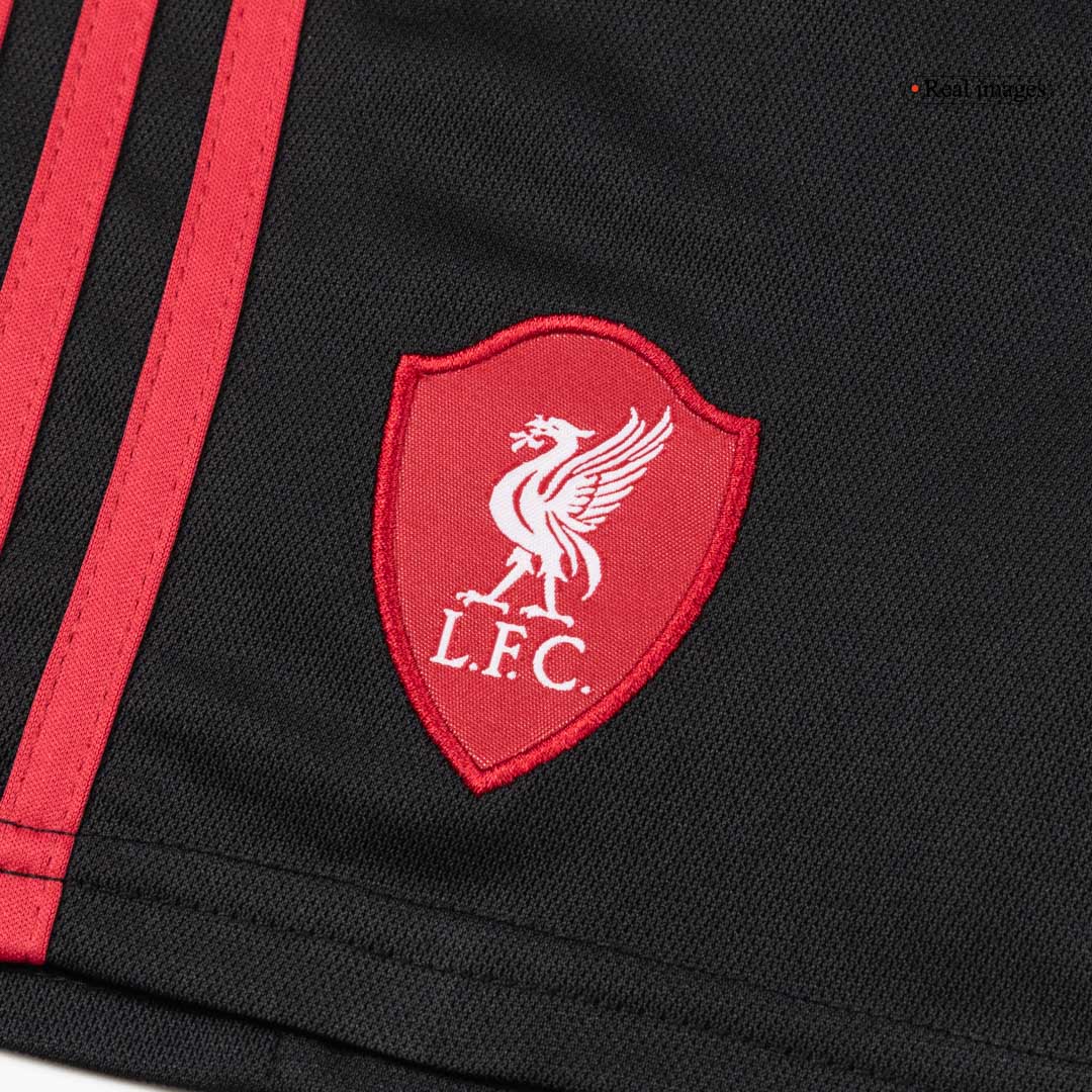 Kit de fútbol visitante del Liverpool para niños (camiseta y pantalón corto) 25/26 blanco
