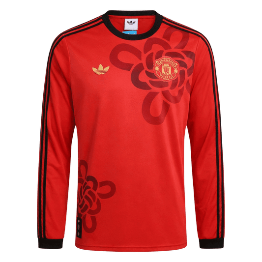 Camiseta de fútbol de manga larga del Manchester United 2025/26