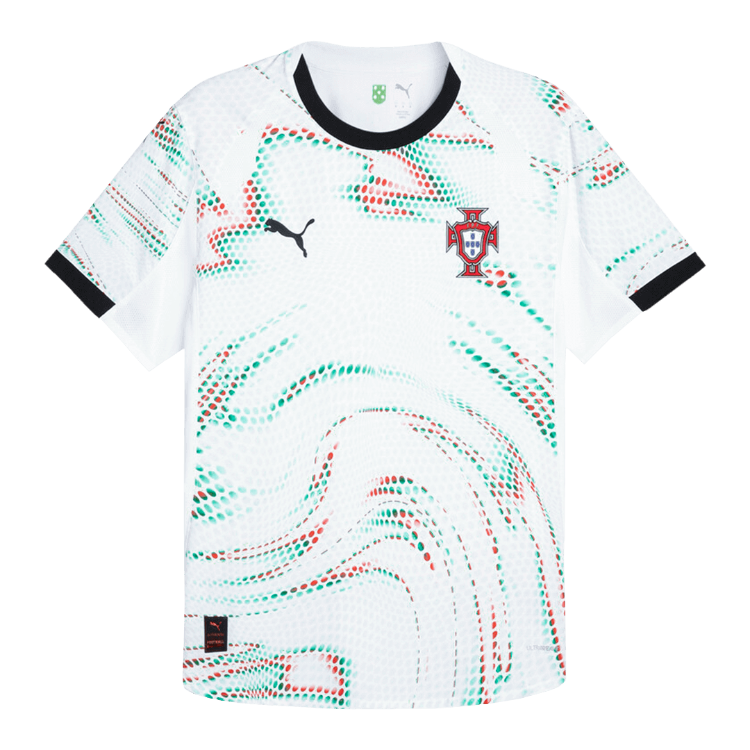 Camiseta de fútbol auténtica de visitante de Portugal 2025
