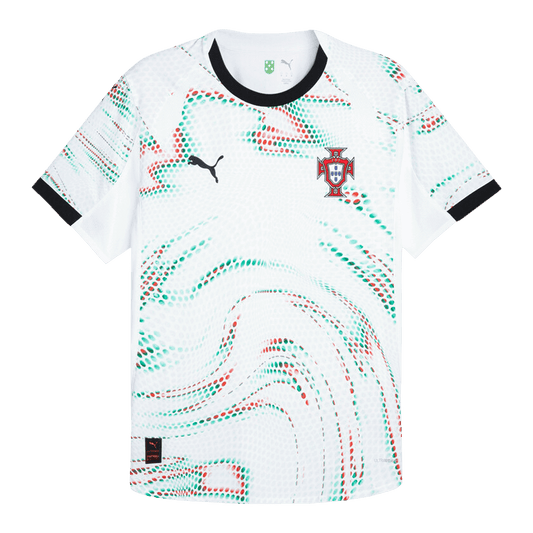 Camiseta de fútbol auténtica de visitante de Portugal 2025