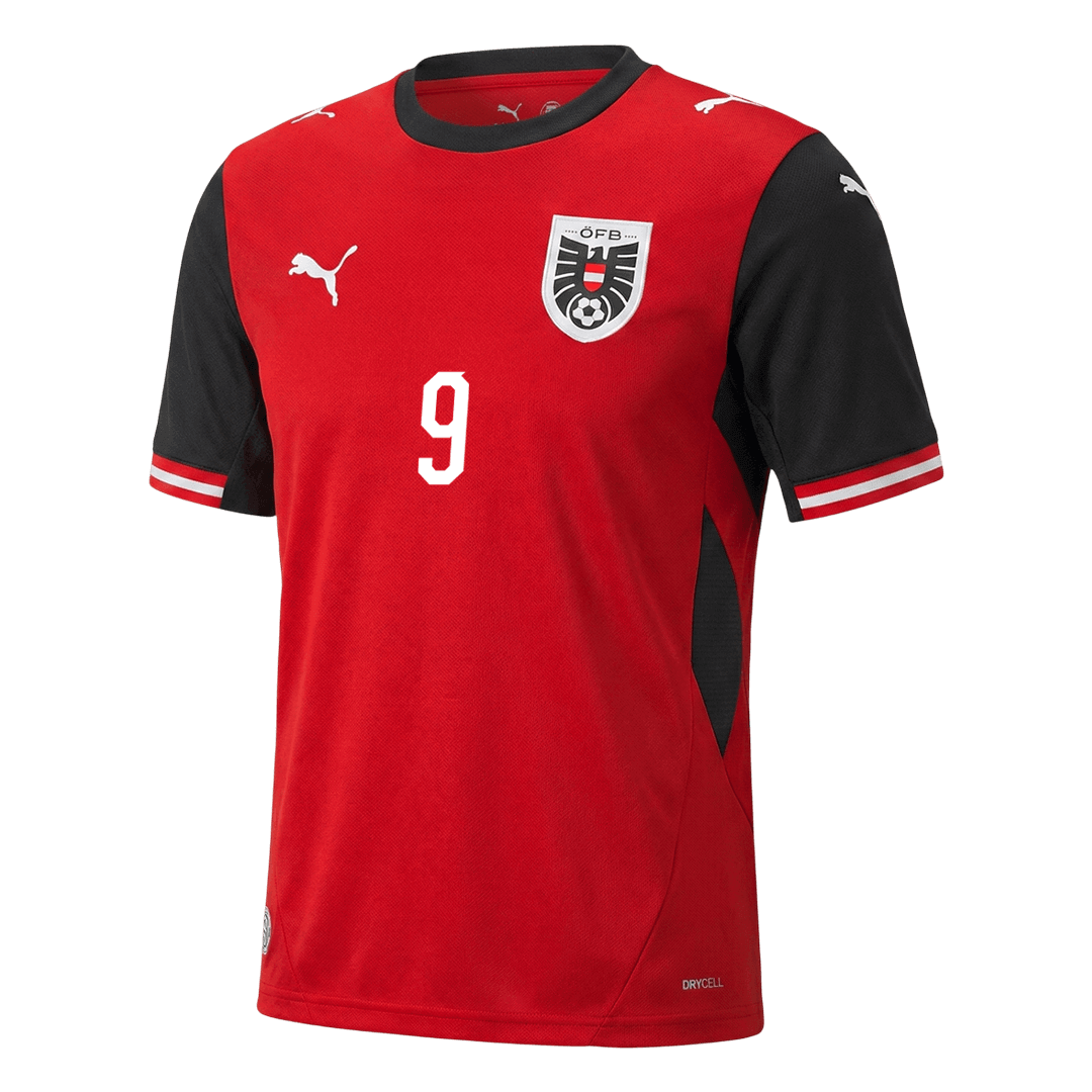 Camiseta de local de Austria SABITZER para hombre, número 9, Copa del Mundo 2026