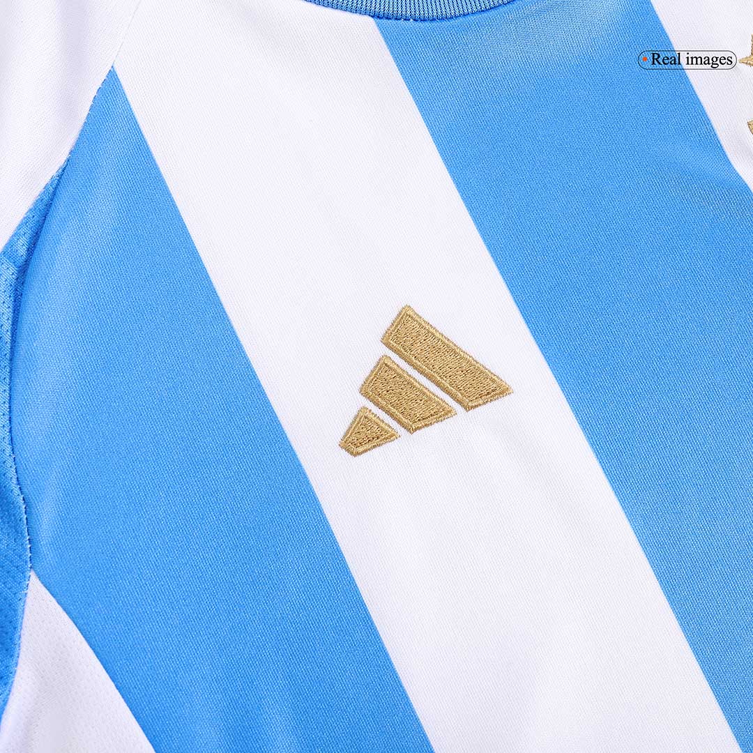 Kit de fútbol local de Argentina para niños (Kit y pantalón corto) 2024