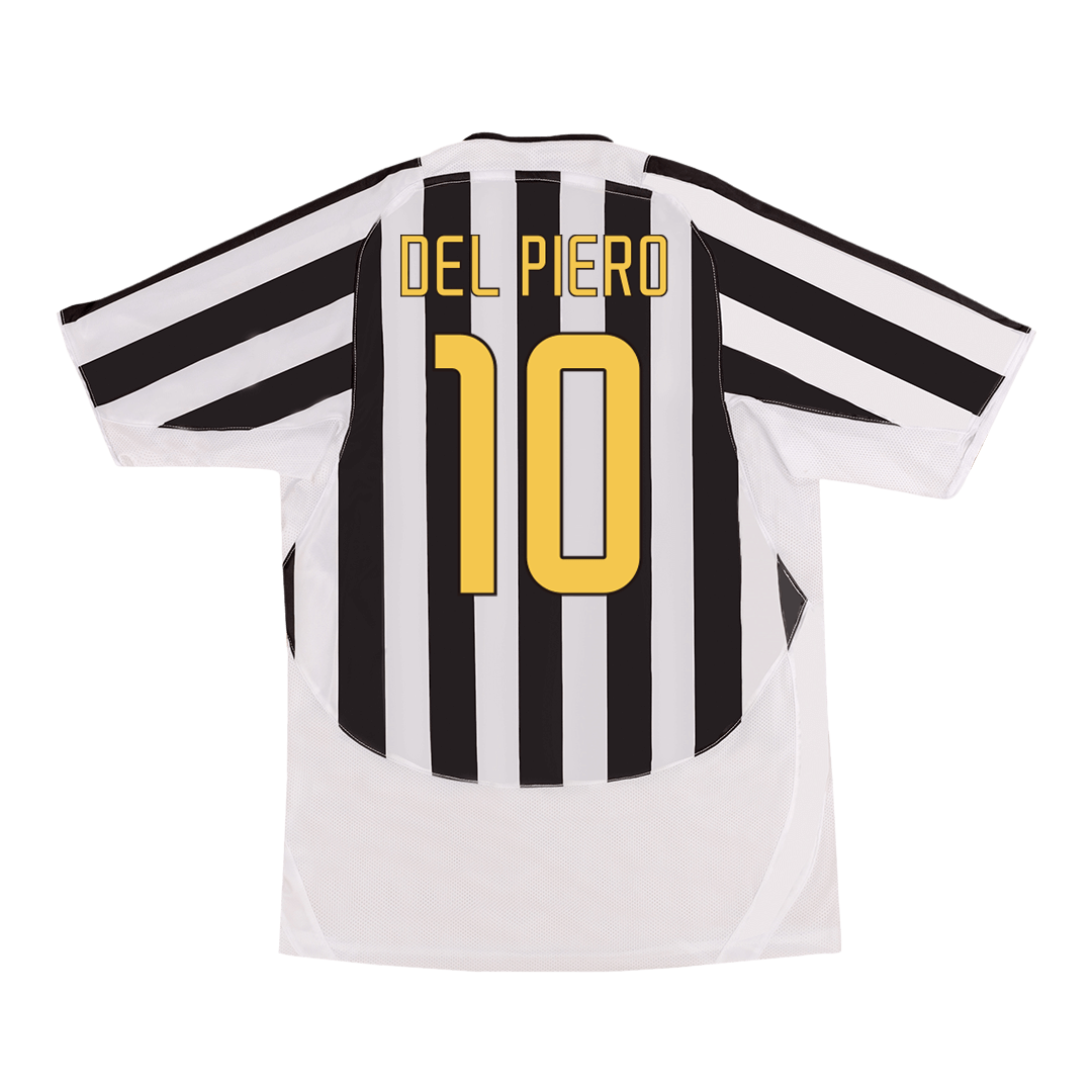 Retro DEL PIERO # 10 2003/04 Camiseta de fútbol local de la Juventus