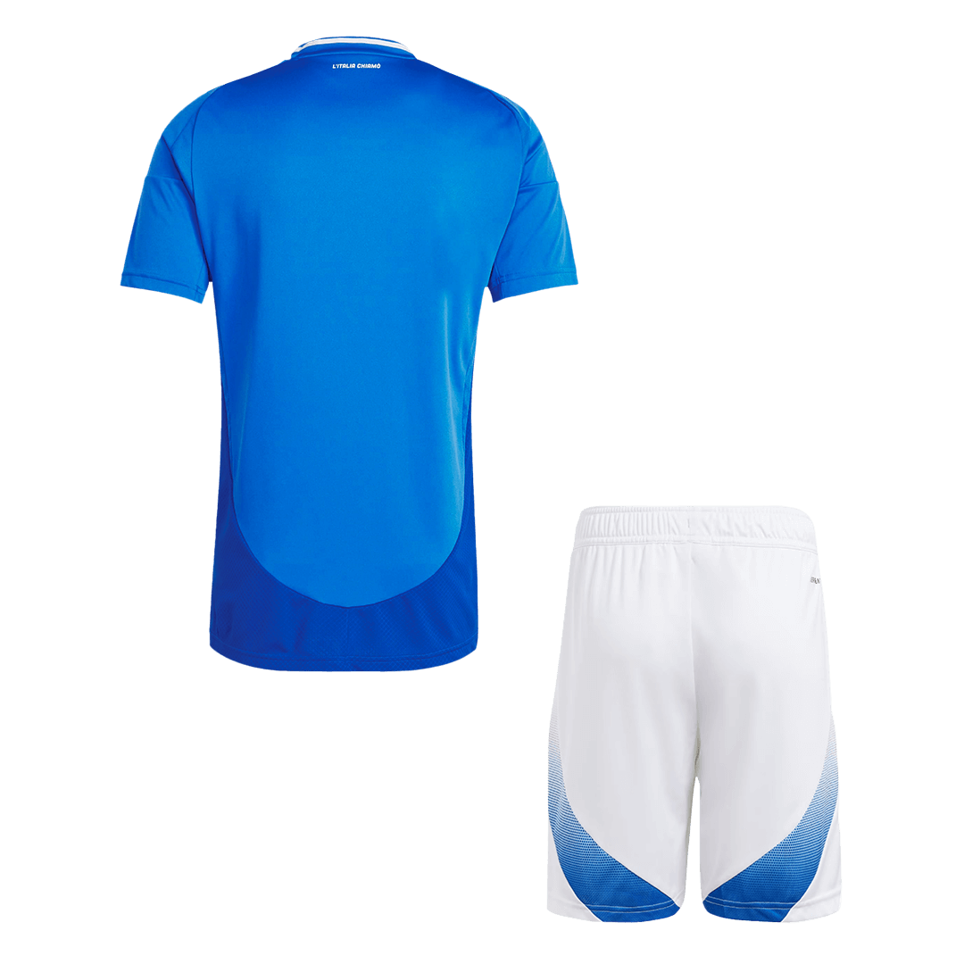 Kit de fútbol local de Italia (camiseta y pantalón corto) para la Eurocopa 2024