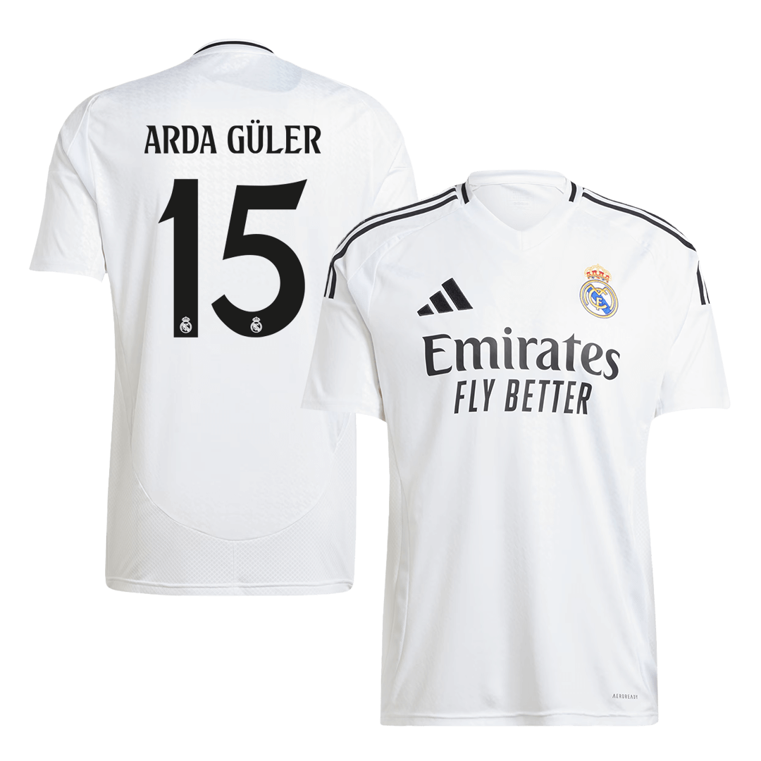 Camiseta de fútbol local ARDA GÜLER #15 del Real Madrid (grande)