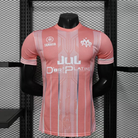 Camiseta de jugador del Marsella, talla 25/26, edición especial rosa.