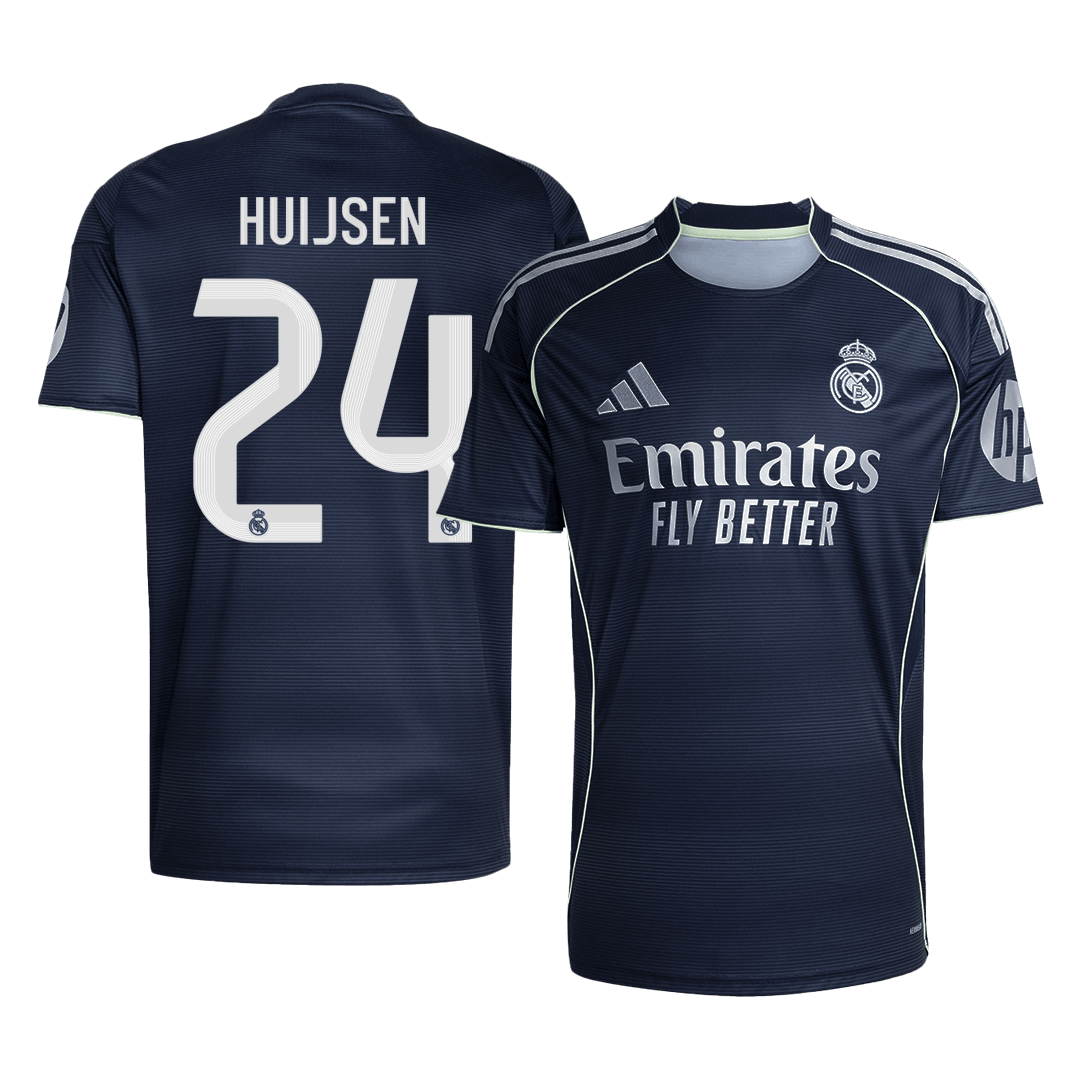 Camiseta de fútbol Real Madrid HUIJSEN #24 Segunda equipación 2025/26
