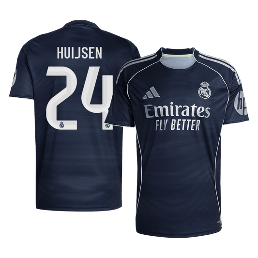 Camiseta de fútbol Real Madrid HUIJSEN #24 Segunda equipación 2025/26