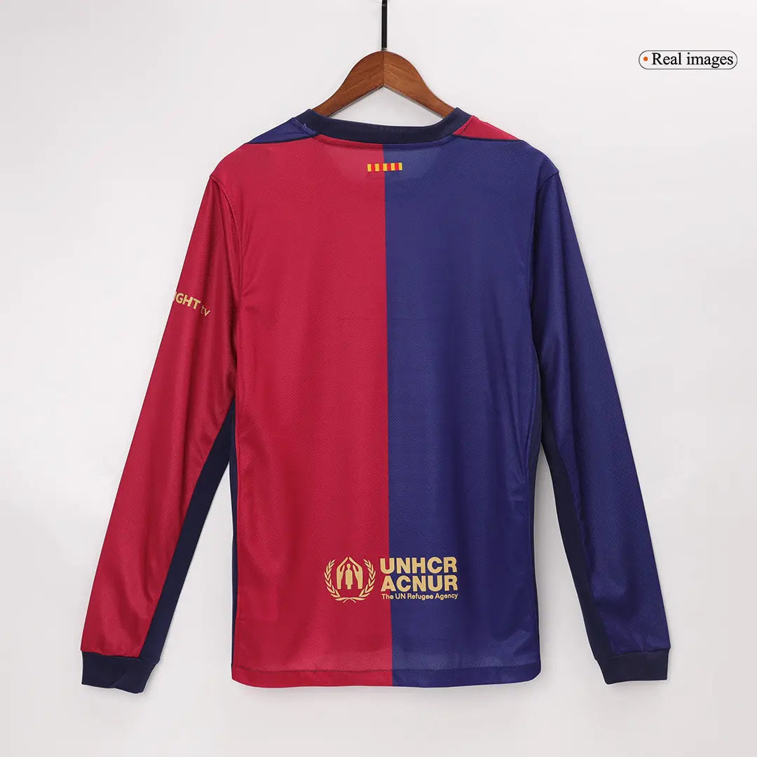 Camiseta de fútbol de manga larga del Barcelona 2024/25