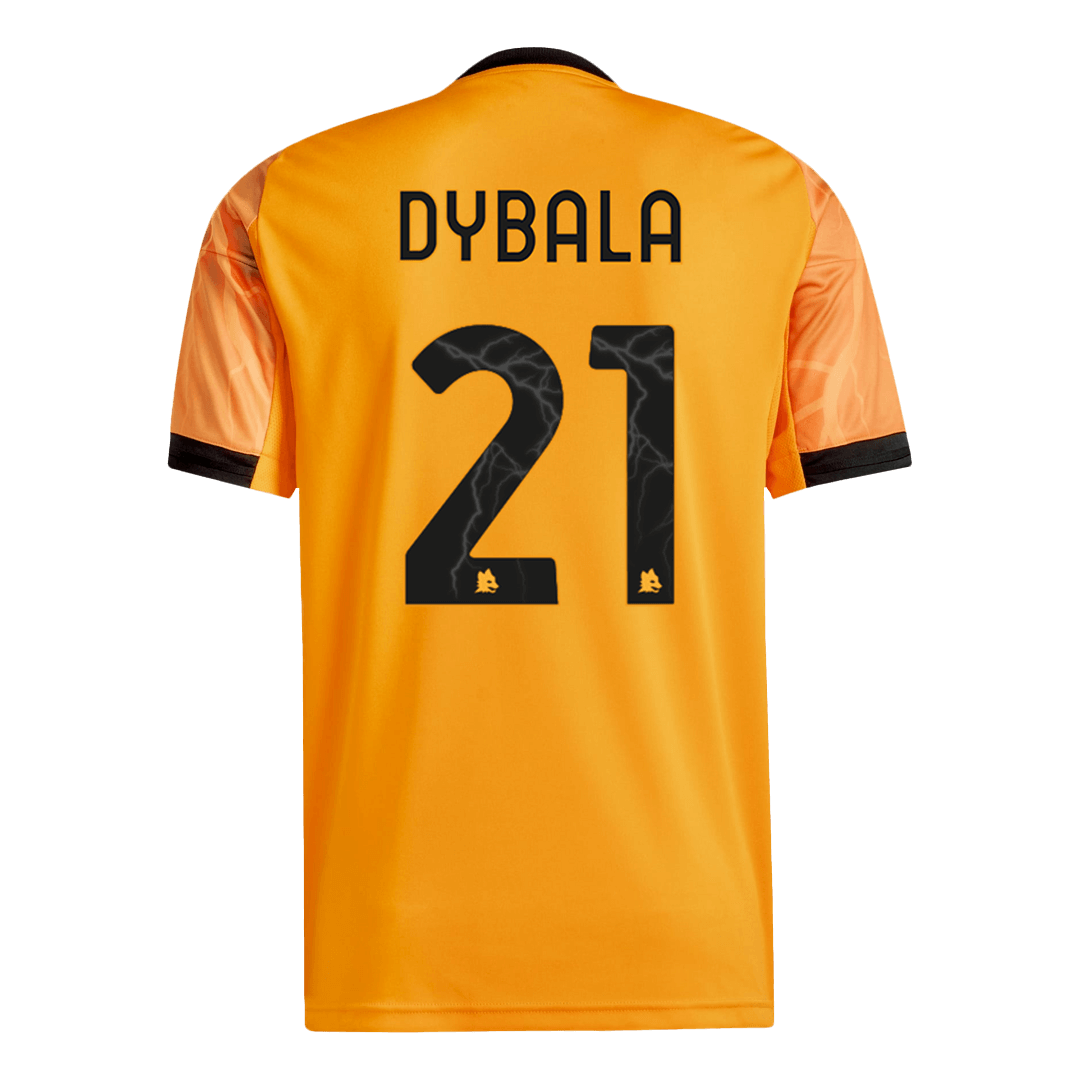 Camiseta de fútbol visitante de la Roma DYBALA #21 2025/26