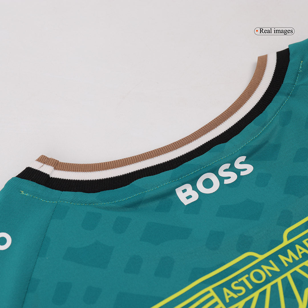 Camiseta del piloto Fernando Alonso del equipo Aston Martin Aramco Cognizant F1 Racing 2024