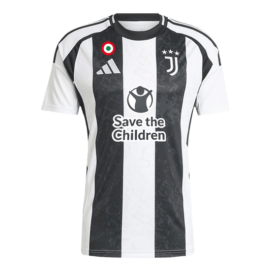 Camiseta de fútbol local de la Juventus 2024/25 - Patrocinador de Save The Children