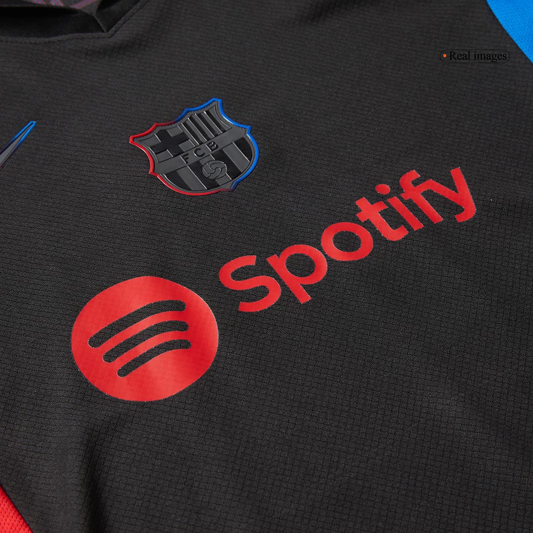 Kits de fútbol personalizados de visitante del Barcelona para niños 2024/25