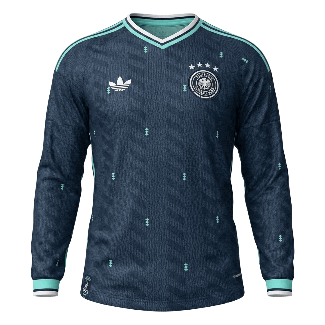 Camiseta de fútbol de manga larga de visitante de Alemania 2026