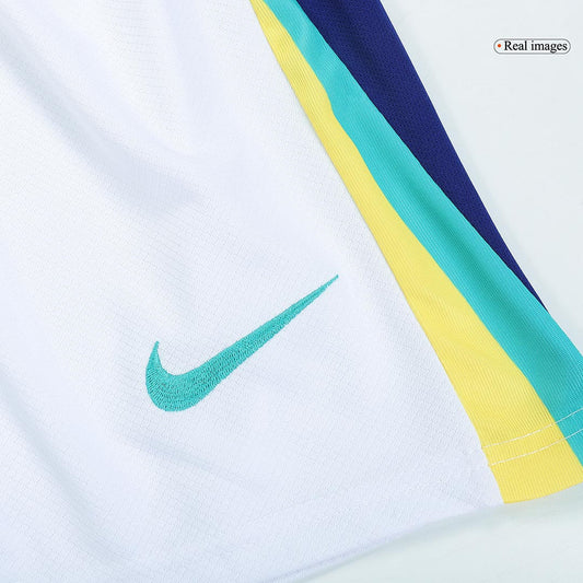Kit de fútbol visitante de Brasil para niños (camiseta y pantalón corto) Copa América 2024